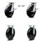 Service Caster 8 Inch Kingpinless Phenolic Wheel Caster Brakes and Swivel Locks 2 Rigid, 2PK SCC-KP30S820-PHR-SLB-BSL-2-R-2 - alternate 1